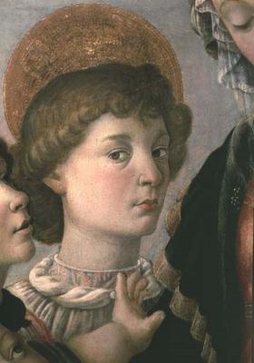 St. John from the Virgin and Child (detail of 44356) from Sandro Botticelli