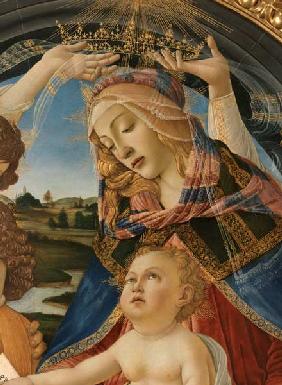 Botticelli, Madonna Magnificat, Ausschn.