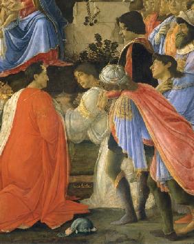 S.Botticelli, Adoration of Kings, Det.