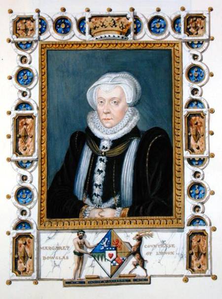 Portrait of Margaret Douglas (1515-78) Countess of Lennox from 'Memoirs of the Court of Queen Elizab from Sarah Countess of Essex