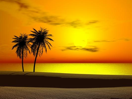 Tropical sunrise from Sarah Holmlund