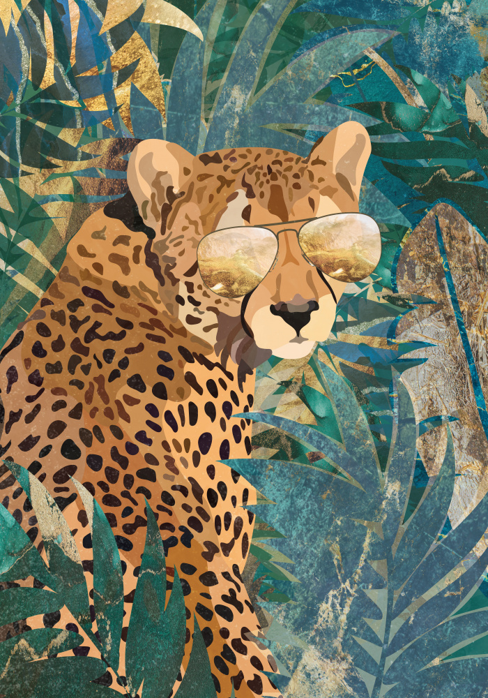 Rockstar cheetah in the jungle from Sarah Manovski
