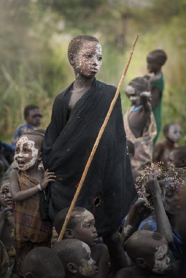 Ethiopian Suri tribes