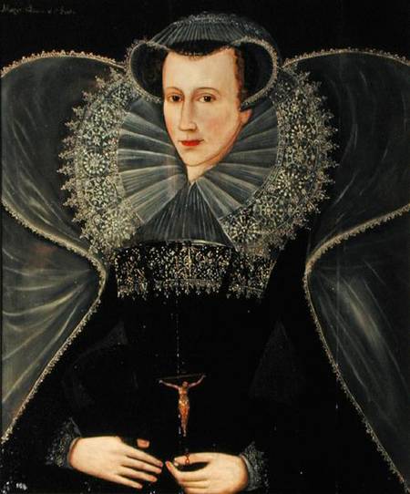 Portrait of Mary Queen of Scots (1542-87) from Scottish school