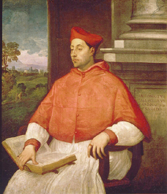 Bildnis des Kardinals Antonio Pallavicini. from Sebastiano del Piombo