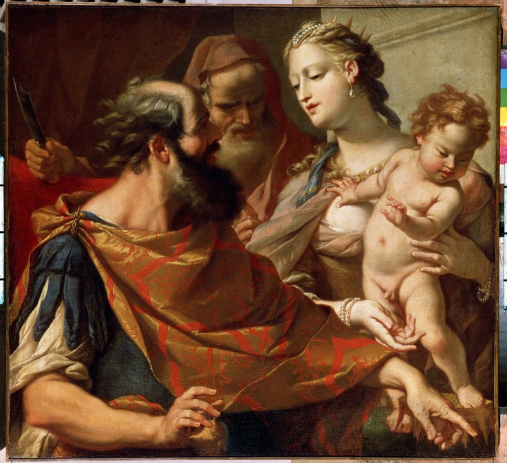 The Child Moses Trampling on the Pharaoh's Crown from Sebastiano Ricci