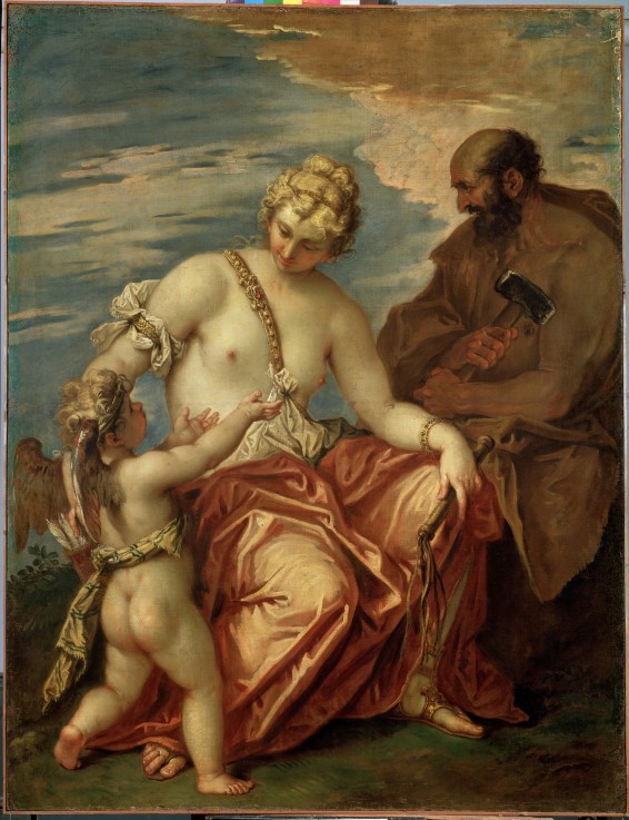 Venus, Vulcan and Cupid from Sebastiano Ricci