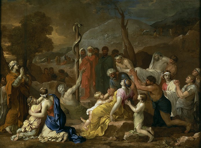 Moses and the Brazen Serpent from Sébastien Bourdon