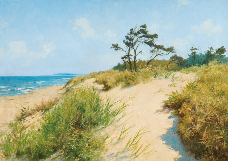 Beach with dunes from Hermann Seeger