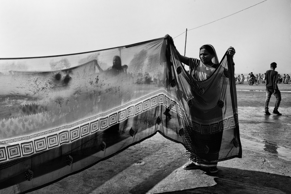 Saree Drying3 from Shaibal Nandi