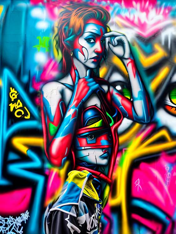 Graffiti Girl from Siegfried Schreck