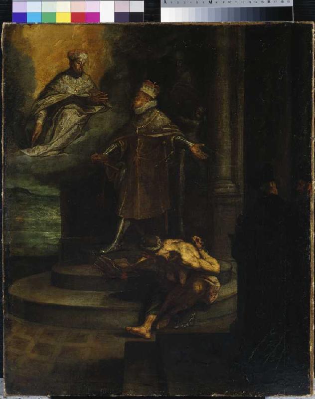 Allegorische Darstellung der Stiftung des Jesuitenordens. from Sigismund III. König von Polen