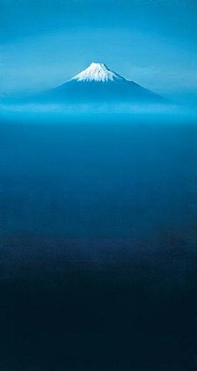 Mount Fuji (oil on canvas) 