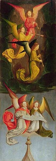 A Choir of Angels, 1459 (oil on oak) from Simon Marmion