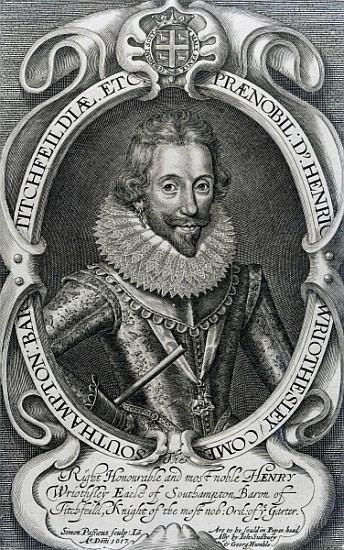 Henry Wriothesley, 3rd Earl of Southampton from Simon Van de Passe