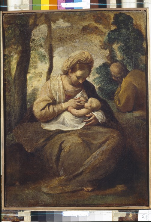 Rest on the Flight into Egypt from Simone Cantarini