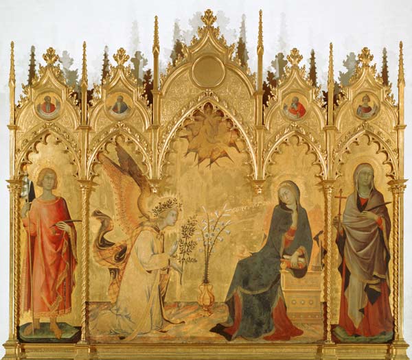 Annunciation from Simone Martini