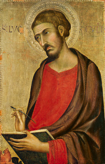 St. Lukas. from Simone Martini