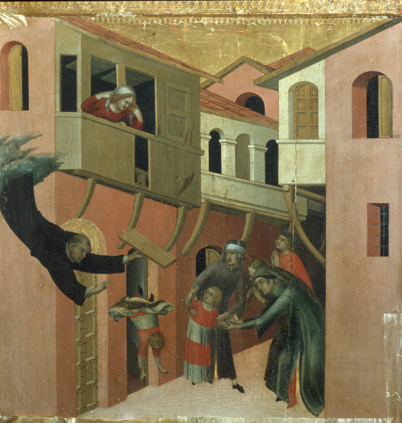 Miracle of Agostino Novello from Simone Martini