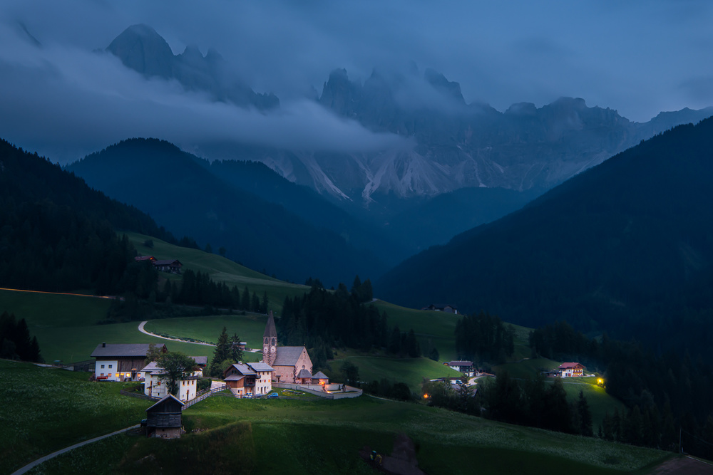 Val di Funes from Simoon