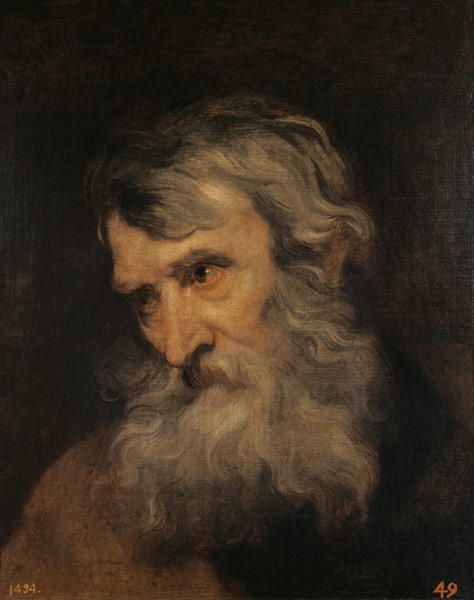 Portrait of an old man. from Sir Anthonis van Dyck
