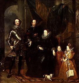 Portrait of the family Lomellini. from Sir Anthonis van Dyck