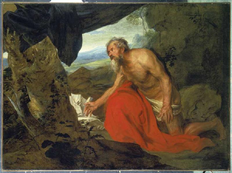 The büssende Hieronymus. from Sir Anthonis van Dyck