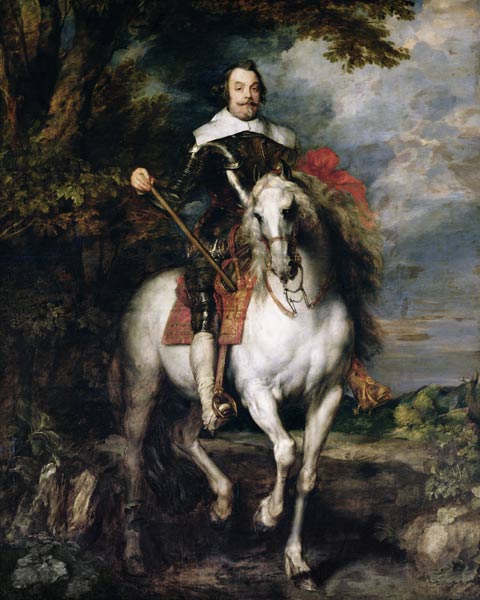 Equestrian Portrait of Don Francisco de Moncada (1586-1635) from Sir Anthonis van Dyck