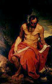 The sacred Hieronymus. from Sir Anthonis van Dyck