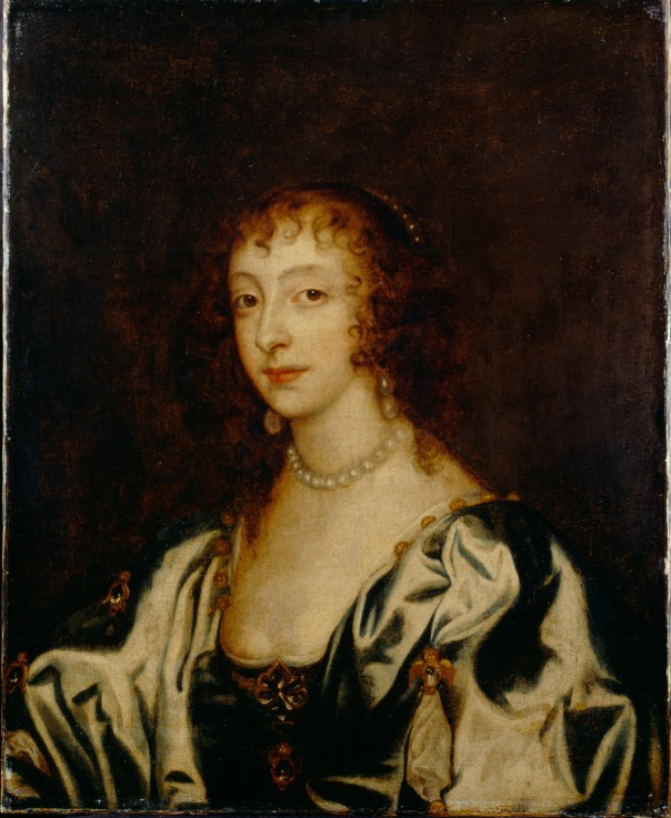 Portrait of Queen Henrietta Maria of France (1609-1669) from Sir Anthonis van Dyck