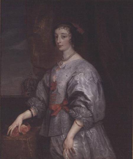 Queen Henrietta Maria from Sir Anthonis van Dyck