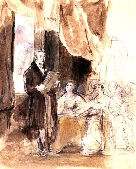 Sir Robert Peel Reading to Queen Victoria from Sir David Wilkie
