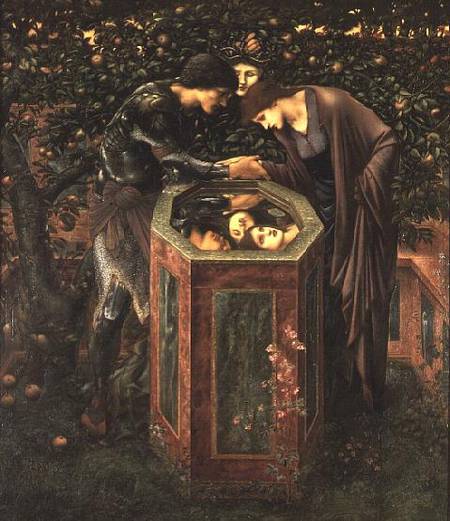 The Baleful Head, illustration from William Morris' 'The Earthly Paradise'; Perseus shows Andromeda from Sir Edward Burne-Jones