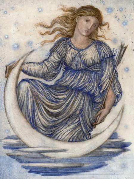 Luna. from Sir Edward Burne-Jones