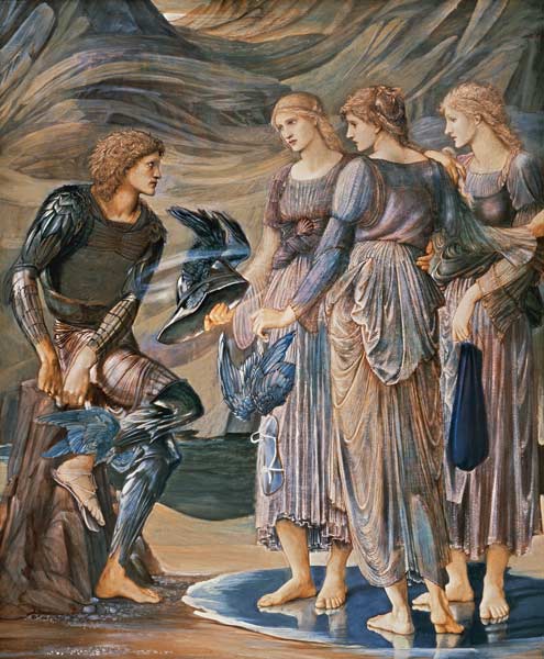Perseus and the Sea Nymphs from Sir Edward Burne-Jones