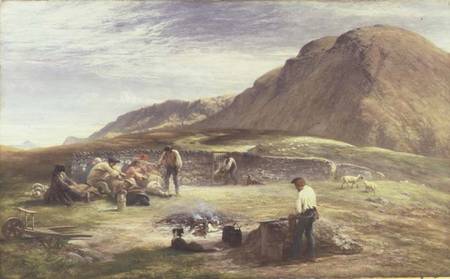 Sheepshearing from Sir George Harvey