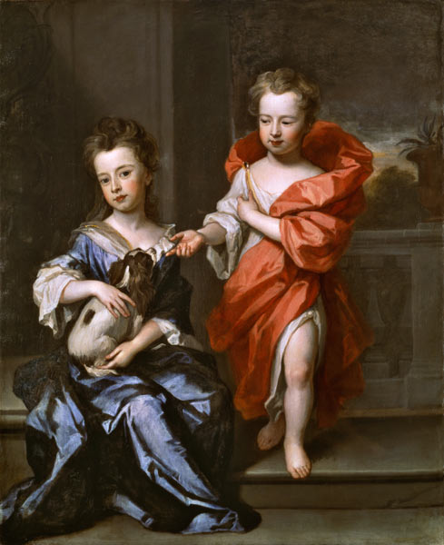 Two Children, perhaps of the Howard Family from Sir Godfrey Kneller