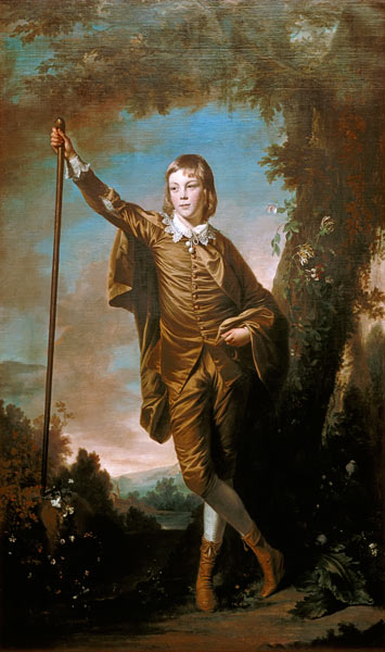 The boy in brown from Sir Joshua Reynolds