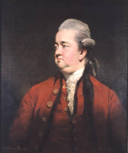 Portrait of Edward Gibbon (1737-94) from Sir Joshua Reynolds