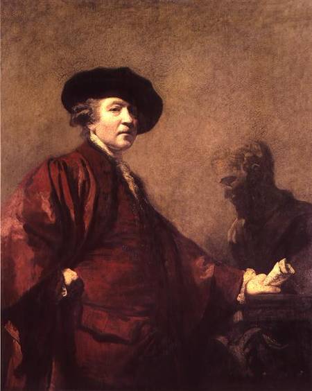 Self portrait from Sir Joshua Reynolds