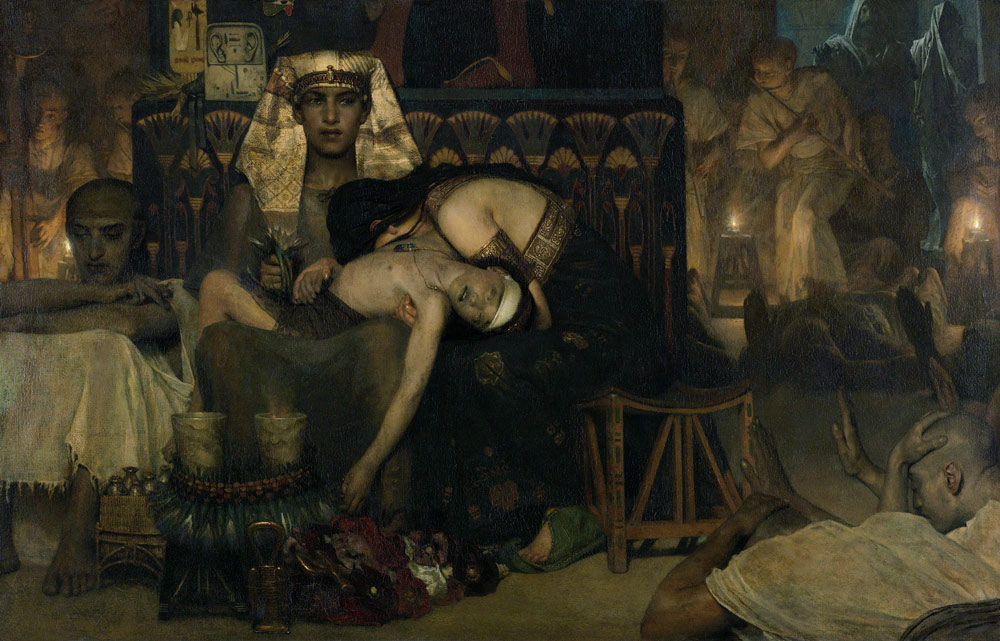 The Death of the First Born, Alma-Tadema from Sir Lawrence Alma-Tadema