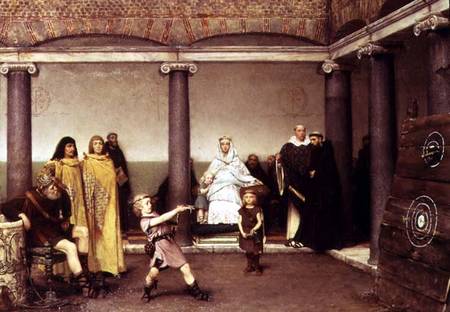 The Education of the Children of Clovis from Sir Lawrence Alma-Tadema