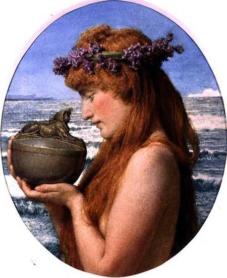 Pandora from Sir Lawrence Alma-Tadema