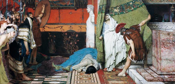 Death of Caligula from Sir Lawrence Alma-Tadema