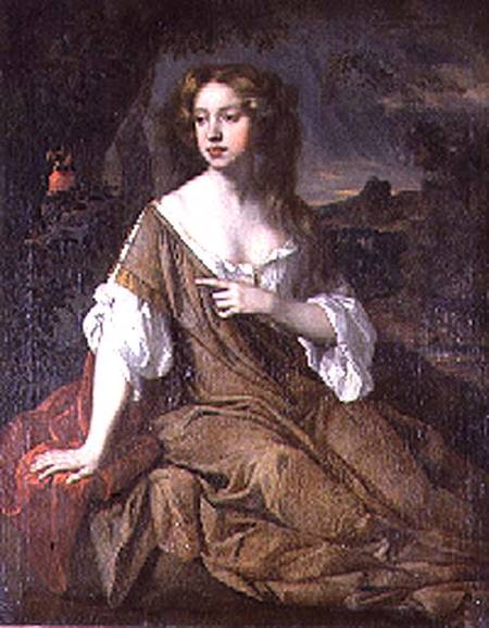 Portrait of a Lady in a Brown Cloak from Sir Peter Lely
