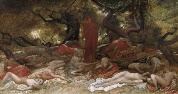 Dionysus and the Bacchantes from Sir William Blake Richmond