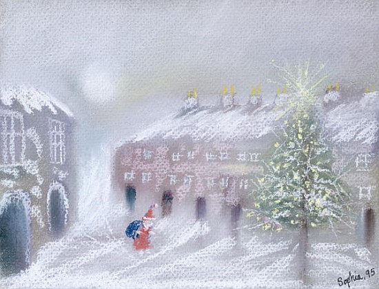 Father Christmas, 1995 (pastel on paper)  from Sophia  Elliot