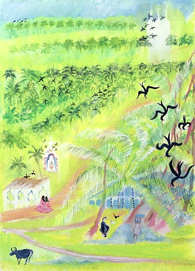 Goa, India, 1998 (oil on paper)  from Sophia  Elliot