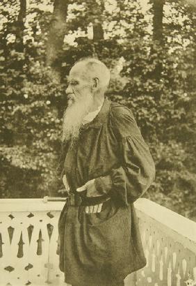 Leo Tolstoy on the Balcony