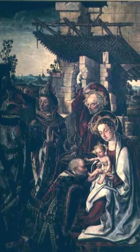 The Adoration of the Magi from Spanish School